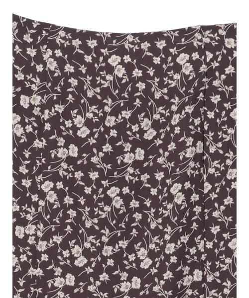 earth music&ecology（アースミュージックアンドエコロジー）の「花柄マーメイドスカート＊（スカート・レディース・ブラウン/ブラック/アイボリー・S/M）」の12枚目の写真