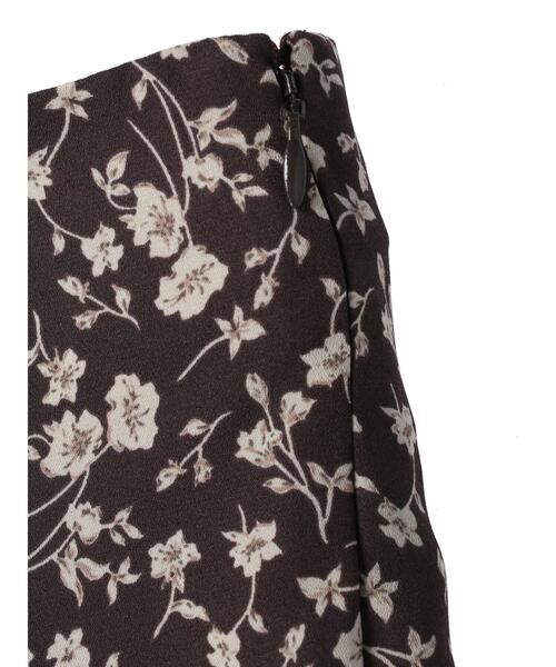 earth music&ecology（アースミュージックアンドエコロジー）の「花柄マーメイドスカート＊（スカート・レディース・ブラウン/ブラック/アイボリー・S/M）」の8枚目の写真