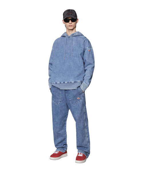 DIESEL（ディーゼル）の「メンズ スエード スケーターズ ローカットスニーカー（スニーカー・メンズ・ブラック/ネイビー/レッド・44/40/41/42/43）」の18枚目の写真