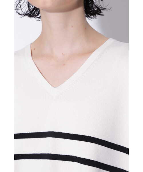 BOSCH(ボッシュ)の「◆ニットセットアップボーダートップス(Tシャツ/カットソー・レディース・ホワイト系その他・38)」の16枚目の写真