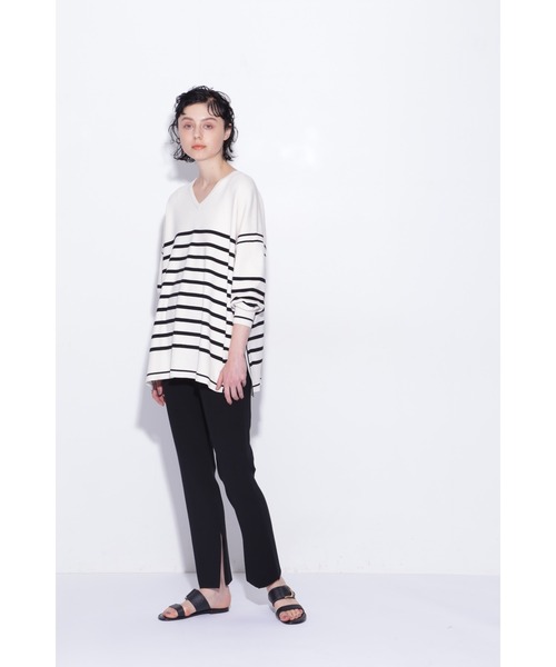 BOSCH(ボッシュ)の「◆ニットセットアップボーダートップス(Tシャツ/カットソー・レディース・ホワイト系その他・38)」の11枚目の写真