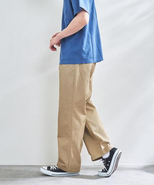 coen（コーエン）の「ワークチノパンツ（チノパンツ・メンズ・ベージュ/ダークグレー/ネイビー/ブラック・SMALL/MEDIUM/X-LARGE/LARGE）」の3枚目の写真