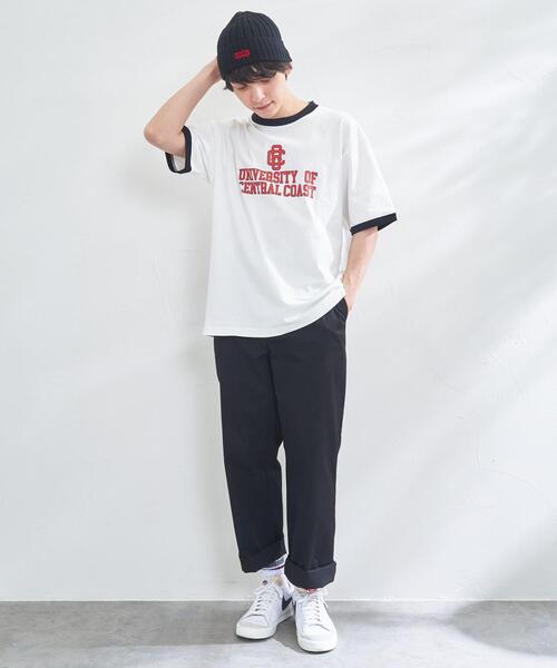 coen（コーエン）の「ワークチノパンツ（チノパンツ・メンズ・ベージュ/ダークグレー/ネイビー/ブラック・SMALL/MEDIUM/X-LARGE/LARGE）」の7枚目の写真