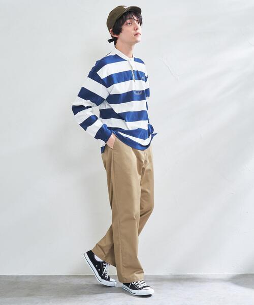 coen（コーエン）の「ワークチノパンツ（チノパンツ・メンズ・ベージュ/ダークグレー/ネイビー/ブラック・SMALL/MEDIUM/X-LARGE/LARGE）」の21枚目の写真