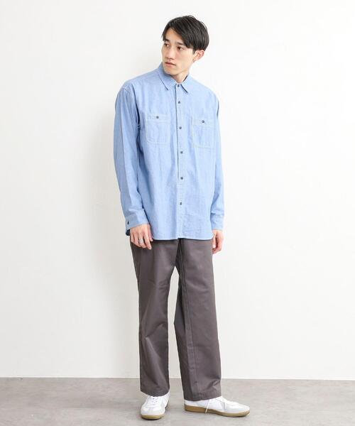 coen（コーエン）の「ワークチノパンツ（チノパンツ・メンズ・ベージュ/ダークグレー/ネイビー/ブラック・SMALL/MEDIUM/X-LARGE/LARGE）」の15枚目の写真