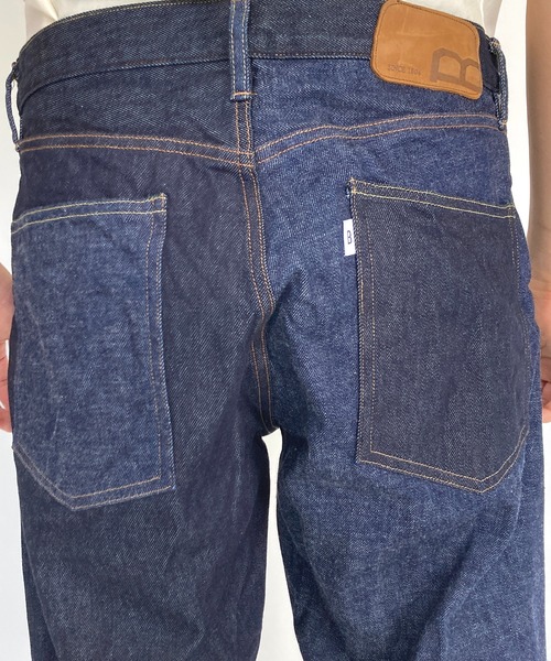 BROOKLYN OVERALL（ブルックリンオーバーオール）の「ルーズフィットクレイジーデニム（デニムパンツ・メンズ・ネイビー・LARGE/SMALL/MEDIUM）」の8枚目の写真