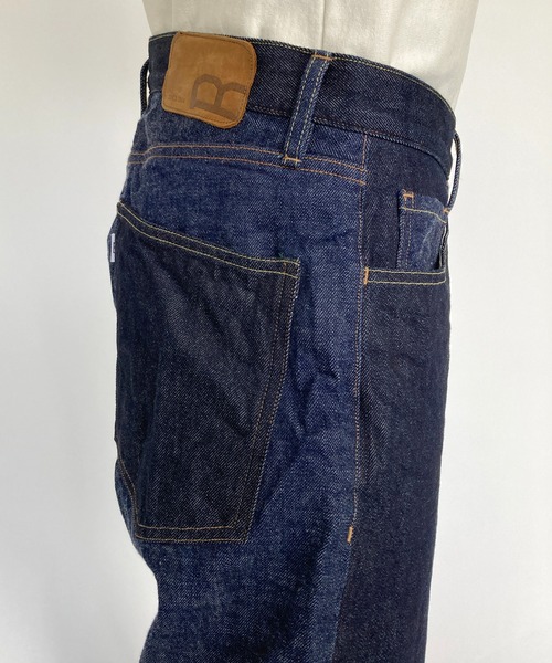 BROOKLYN OVERALL（ブルックリンオーバーオール）の「ルーズフィットクレイジーデニム（デニムパンツ・メンズ・ネイビー・LARGE/SMALL/MEDIUM）」の9枚目の写真