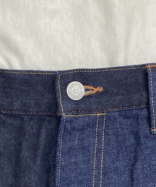 BROOKLYN OVERALL（ブルックリンオーバーオール）の「ルーズフィットクレイジーデニム（デニムパンツ・メンズ・ネイビー・LARGE/SMALL/MEDIUM）」の10枚目の写真