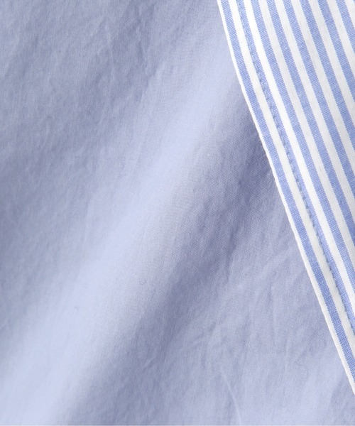 N.（N. Natural Beauty Basic）（エヌエヌナチュラルビューティーベーシック）の「◆ＭＩＸストライプシャツ（シャツ/ブラウス・レディース・オフホワイト/ブルー・MEDIUM）」の19枚目の写真