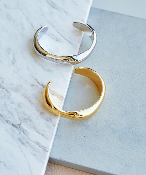 green label relaxing（グリーンレーベルリラクシング）の「【矢野未希子さん着用】 メタル ニュアンス ブレスレット（ブレスレット・レディース・シルバー/ゴールド・FREE）」の3枚目の写真