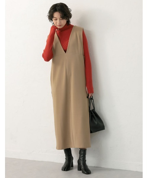 Re:EDIT（リエディ）の「[低身長サイズ有][イージーケア]リブポンチV