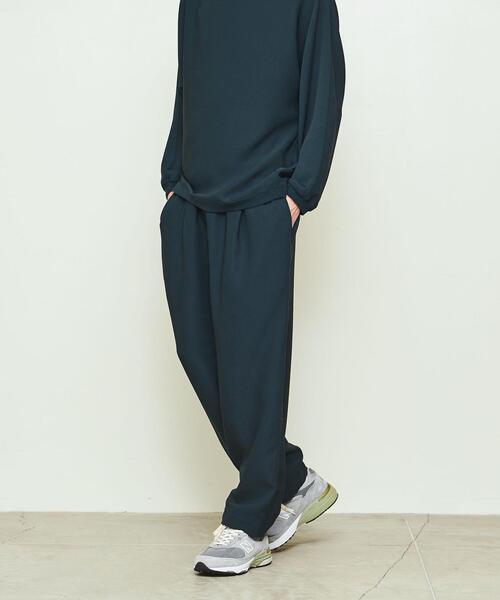 UNITED ARROWS & SONS（ユナイテッドアローズアンドサンズ）の「＜UNITED ARROWS & SONS by DAISUKE OBANA＞ Ⅰ 1P WIDE PANTS/パンツ（その他パンツ・メンズ・ブラック/ダークグリーン・S/M/L/XL）」の10枚目の写真