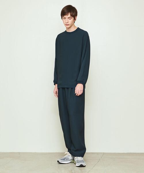 UNITED ARROWS & SONS（ユナイテッドアローズアンドサンズ）の「＜UNITED ARROWS & SONS by DAISUKE OBANA＞ Ⅰ 1P WIDE PANTS/パンツ（その他パンツ・メンズ・ブラック/ダークグリーン・S/M/L/XL）」の22枚目の写真