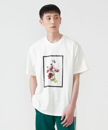 フローラルジェル プリントT