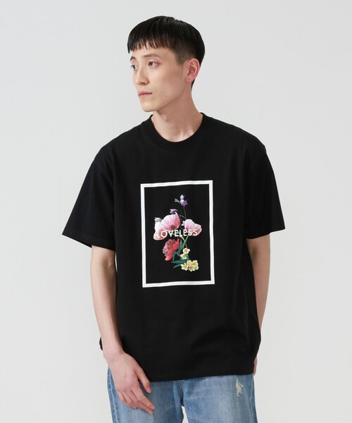 nowartt（ノワート）の「フローラルジェル プリントT（Tシャツ/カットソー・メンズ・ブラック/オフホワイト・S/M/L）」の2枚目の写真