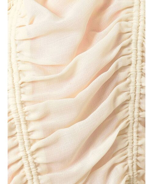 merry jenny（メリージェニー）の「ドロストショートガウン（シャツ/ブラウス・レディース・ブラック/パープル/アイボリー・FREE）」の10枚目の写真