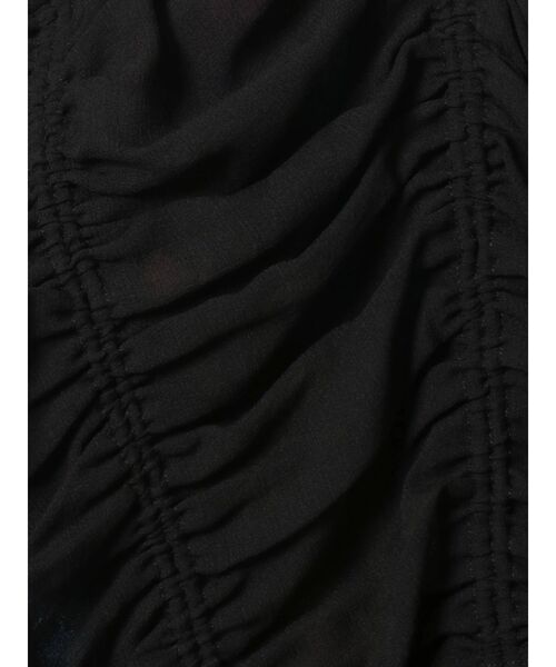 merry jenny（メリージェニー）の「ドロストショートガウン（シャツ/ブラウス・レディース・ブラック/パープル/アイボリー・FREE）」の11枚目の写真