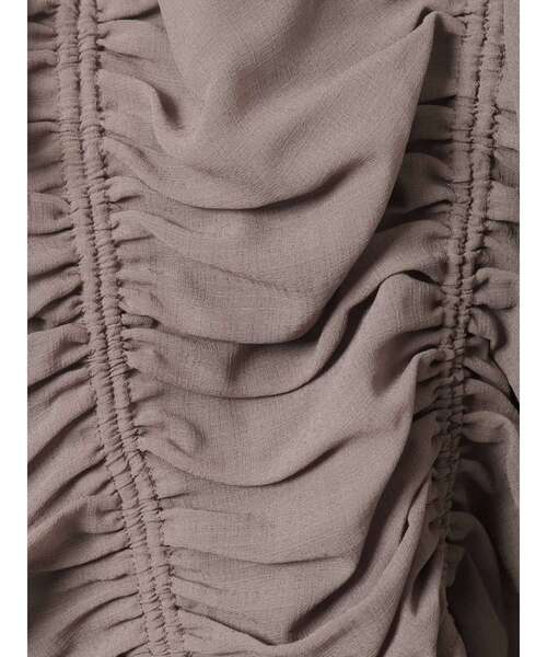 merry jenny（メリージェニー）の「ドロストショートガウン（シャツ/ブラウス・レディース・ブラック/パープル/アイボリー・FREE）」の12枚目の写真