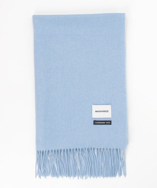 MAISON BREEZE（メゾンブリーズ）の「【MAISON BREEZE】ピュアカシミヤ100％マフラーストール 60cm幅（マフラー・レディース・ブラック/ベージュ/パープル/グレー/サックスブルー/ターコイズブルー/ブルー/アイボリー/マスタード/その他1/その他2/その他3/その他4/ワイン/ライトベージュ/ベージュ系その他2・FREE）」の8枚目の写真