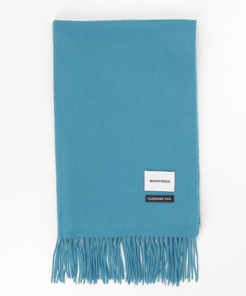 MAISON BREEZE（メゾンブリーズ）の「【MAISON BREEZE】ピュアカシミヤ100％マフラーストール 60cm幅（マフラー・レディース・ブラック/ベージュ/パープル/グレー/サックスブルー/ターコイズブルー/ブルー/アイボリー/マスタード/その他1/その他2/その他3/その他4/ワイン/ライトベージュ/ベージュ系その他2・FREE）」の9枚目の写真