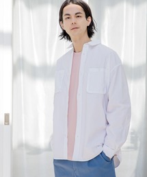 niko and...（ニコアンド）の「miulisse(ミュウリス）Wポケットシャツ[ストレッチ・イージーケア]（シャツ/ブラウス）」