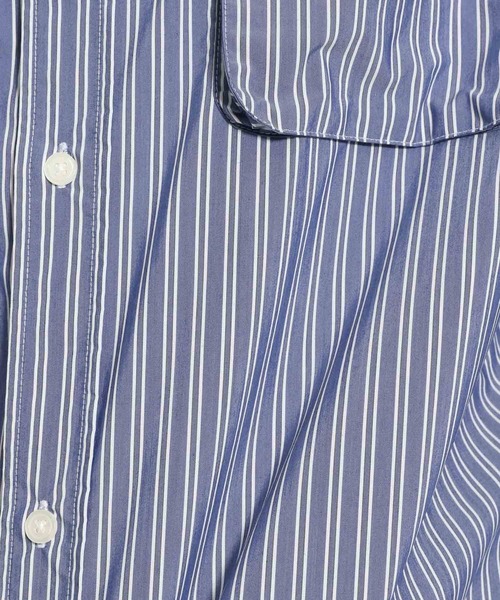 niko and...（ニコアンド）の「miulisse(ミュウリス）Wポケットシャツ[ストレッチ・イージーケア]（シャツ/ブラウス・メンズ・ホワイト/ブルー/その他1/その他2・MEDIUM/LARGE）」の8枚目の写真