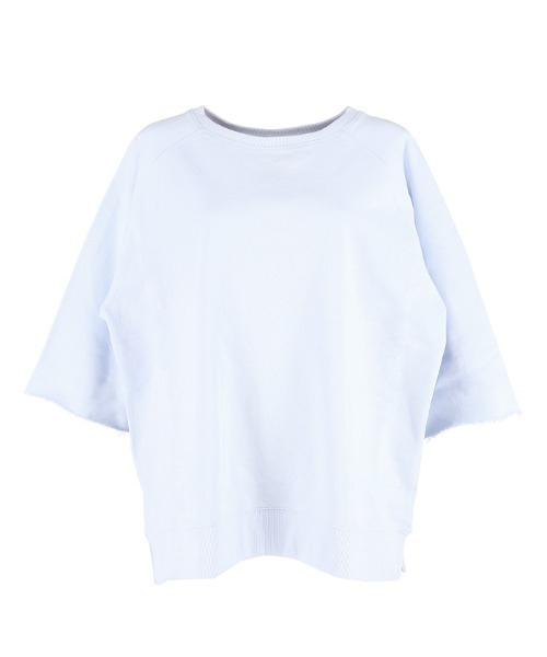 coca(coca)(コカ)の「ラグラン7分袖スウェット(スウェット・レディース・ホワイト/チャコールグレー/ブルー/ライトグリーン/ライトブルー/ライトグレー/グレイッシュベージュ・ONE SIZE)」の19枚目の写真