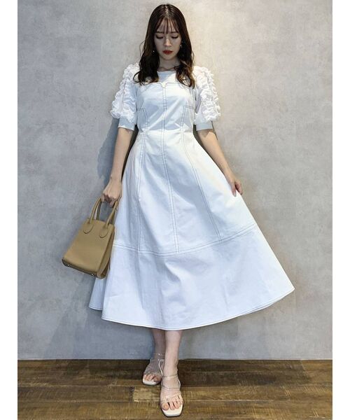 dazzlin(ダズリン)の「パーティフリルニットトップス(ニット/セーター・レディース・ブラック/グレー/オフホワイト・FREE)」の15枚目の写真