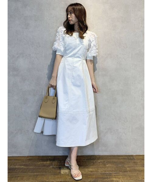 dazzlin(ダズリン)の「パーティフリルニットトップス(ニット/セーター・レディース・ブラック/グレー/オフホワイト・FREE)」の16枚目の写真