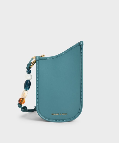 CHARLES & KEITH(チャールズ & キース)の「ビーズエンベリッシュド ストラップフォンポーチ / Bead-Embellished Strap Phone Pouch(ボディバッグ/ウエストポーチ・レディース・ブラウン系その他4/ブルーグリーン/オレンジ系その他2・XS)」の14枚目の写真