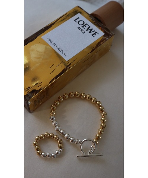 TRUNC（トランクエイティーエイト）の「S&G Ball Chain Bracelet（ブレスレット・レディース・シルバー×ゴールド・FREE）」の16枚目の写真