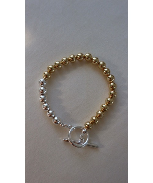 TRUNC（トランクエイティーエイト）の「S&G Ball Chain Bracelet（ブレスレット・レディース・シルバー×ゴールド・FREE）」の12枚目の写真