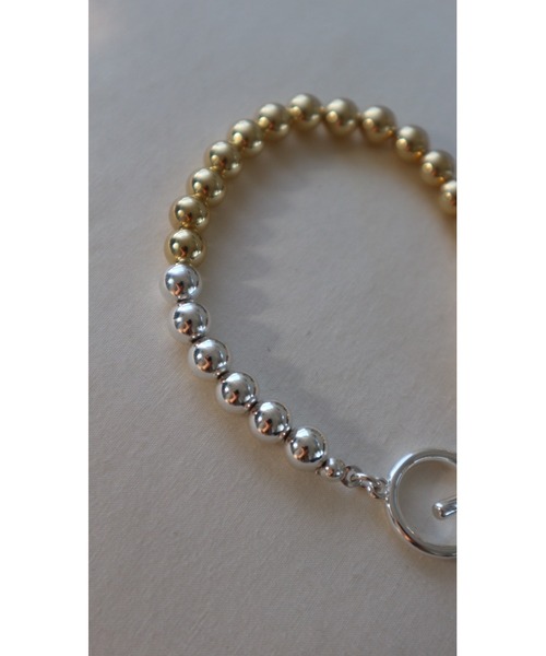 TRUNC（トランクエイティーエイト）の「S&G Ball Chain Bracelet（ブレスレット・レディース・シルバー×ゴールド・FREE）」の15枚目の写真