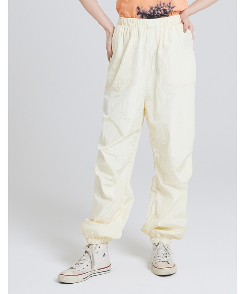 Little sunny bite（リトルサニーバイト）の「Nylon loose pants（その他パンツ・レディース・ホワイト/ブラック/オレンジ/グリーン・SMALL/MEDIUM）」の2枚目の写真