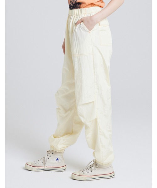 Little sunny bite（リトルサニーバイト）の「Nylon loose pants（その他パンツ・レディース・ホワイト/ブラック/オレンジ/グリーン・SMALL/MEDIUM）」の5枚目の写真
