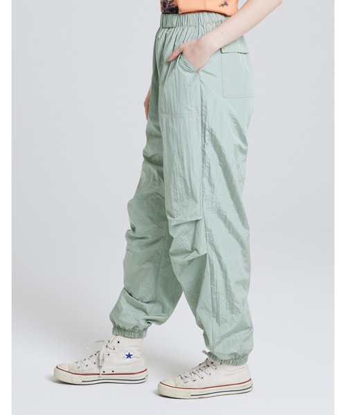 Little sunny bite（リトルサニーバイト）の「Nylon loose pants（その他パンツ・レディース・ホワイト/ブラック/オレンジ/グリーン・SMALL/MEDIUM）」の9枚目の写真