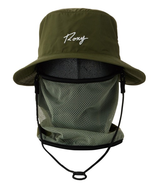 ROXY(ロキシー)の「UV SURFCAMP SUP HAT/ロキシーサーフハット(ハット・レディース・ブラック/グリーン・FREE)」の7枚目の写真