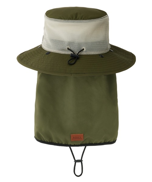 ROXY(ロキシー)の「UV SURFCAMP SUP HAT/ロキシーサーフハット(ハット・レディース・ブラック/グリーン・FREE)」の9枚目の写真
