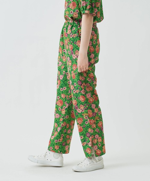 I am I in fact...(アイアムアイインファクト)の「虎華TORA HANA slit パンツ(その他パンツ・レディース・レッド/グリーン・FREE)」の4枚目の写真