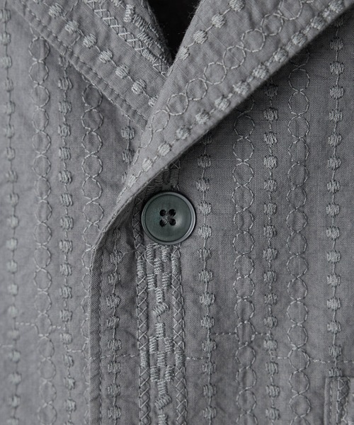 EMBROIDERY SHEER WASHER SHIRT（シャツ/ブラウス）｜WYM LIDNM