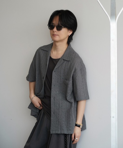 EMBROIDERY SHEER WASHER SHIRT（シャツ/ブラウス）｜WYM LIDNM