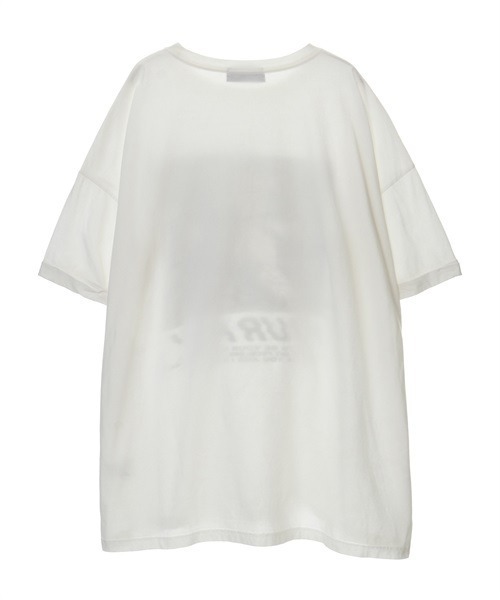 Candy Stripper（キャンディストリッパー）の「YOUR ALLY BIG BIG Tシャツ（Tシャツ/カットソー・レディース・オフホワイト/ブラック・2）」の6枚目の写真