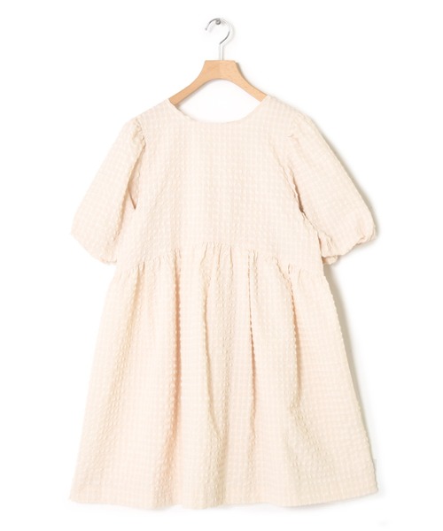 w closet（ダブルクローゼット）の「バックリボンパフスリーブチュニック（シャツ/ブラウス・レディース・アイボリー/ブラウン/ピンク/ブラック・FREE）」の11枚目の写真