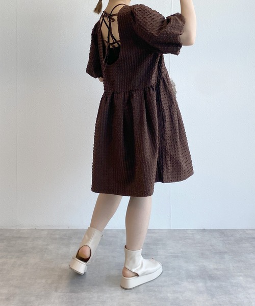 w closet（ダブルクローゼット）の「バックリボンパフスリーブ