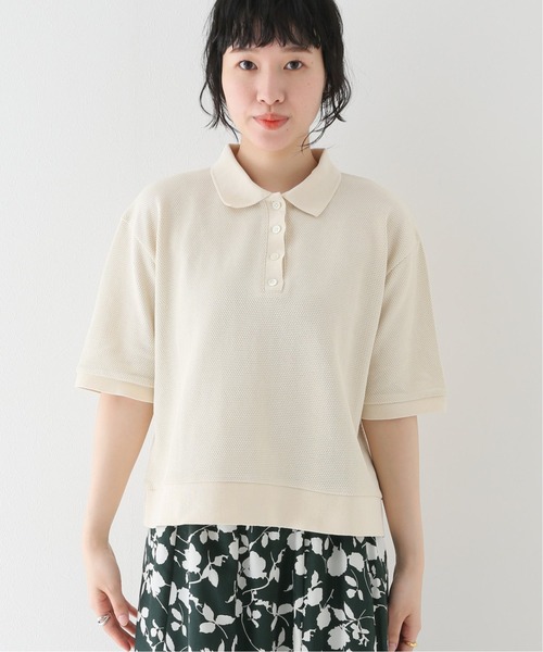 JOURNAL STANDARD relume(ジャーナルスタンダード レリューム)の「鹿の子ポロネックプルオーバー(ポロシャツ・レディース・ホワイト/グリーン/ブラウン・FREE)」の19枚目の写真