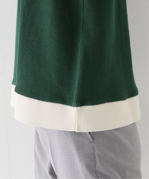 JOURNAL STANDARD relume(ジャーナルスタンダード レリューム)の「鹿の子ポロネックプルオーバー(ポロシャツ・レディース・ホワイト/グリーン/ブラウン・FREE)」の21枚目の写真