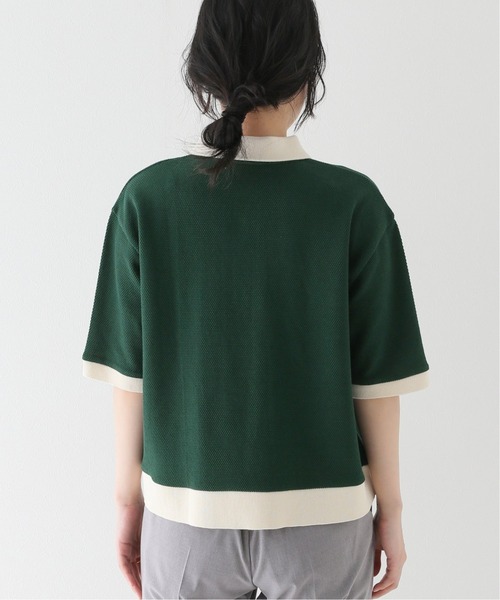 JOURNAL STANDARD relume(ジャーナルスタンダード レリューム)の「鹿の子ポロネックプルオーバー(ポロシャツ・レディース・ホワイト/グリーン/ブラウン・FREE)」の15枚目の写真