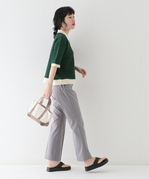 JOURNAL STANDARD relume(ジャーナルスタンダード レリューム)の「鹿の子ポロネックプルオーバー(ポロシャツ・レディース・ホワイト/グリーン/ブラウン・FREE)」の20枚目の写真