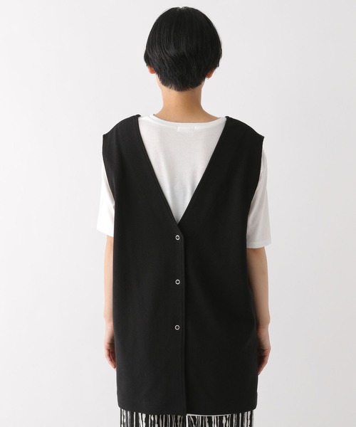 LEPSIM（レプシィム）の「【選べる丈シリーズ】ベスト＆Tシャツのセットアイテム　276669（Tシャツ/カットソー・レディース・ブラック/ベージュ・FREE/TALL）」の16枚目の写真