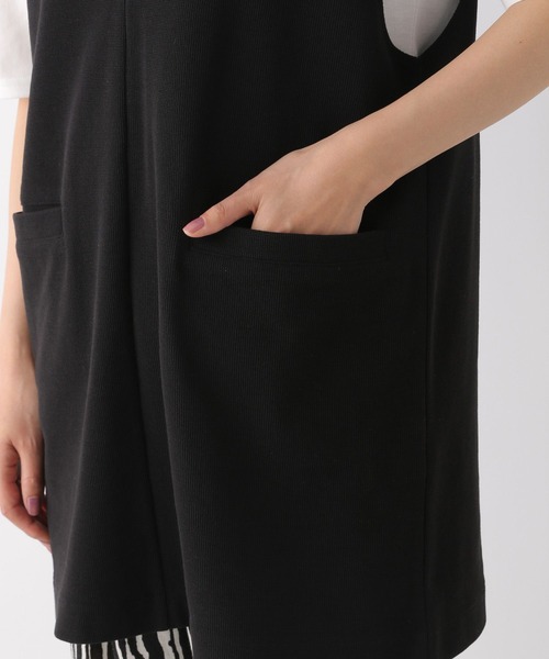 LEPSIM（レプシィム）の「【選べる丈シリーズ】ベスト＆Tシャツのセットアイテム　276669（Tシャツ/カットソー・レディース・ブラック/ベージュ・FREE/TALL）」の20枚目の写真